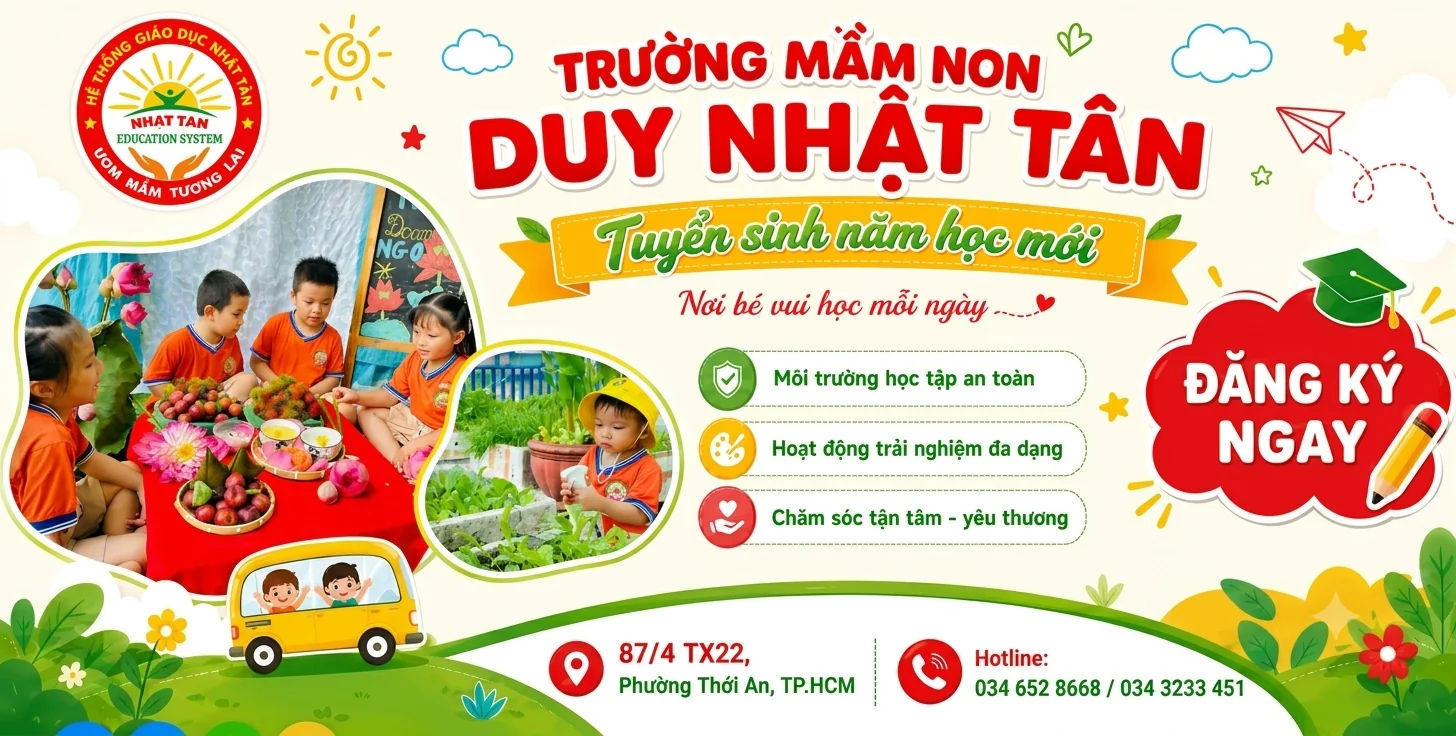 TRƯỜNG MẦM NON DUY NHẬT TÂN
